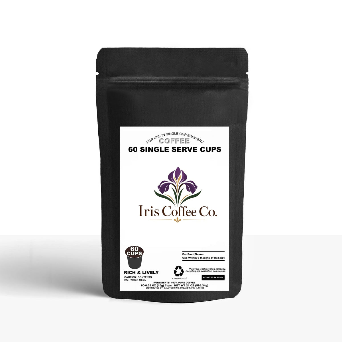 60 Pack Single Serve Coffee Capsules